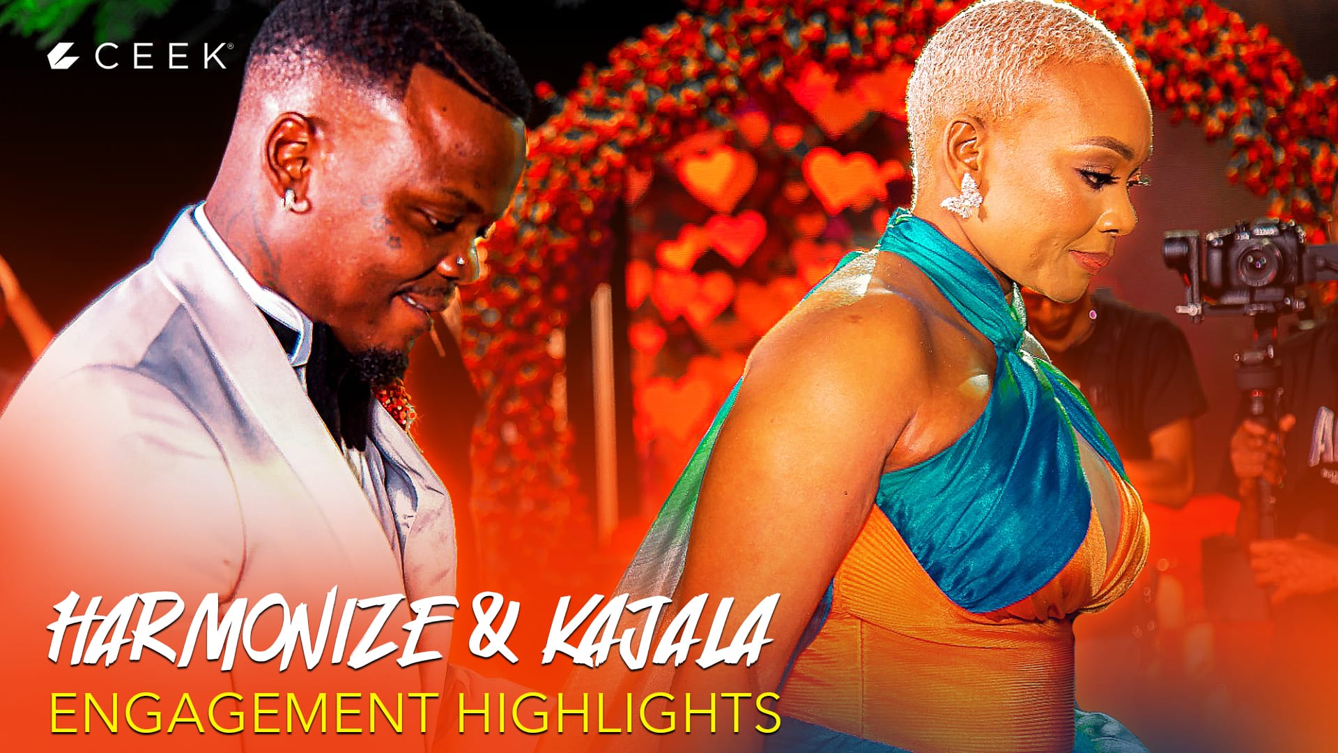Harmonize and Kajala Engagement Highlights ceek.com
